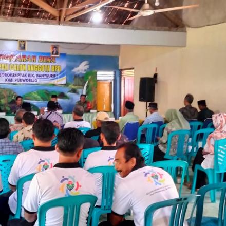 Wujudkan Demokrasi Desa, Pemdes Seborokrapyak Gelar Musdes Penetapan Anggota BPD Terpilih